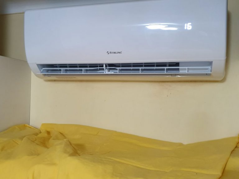 Installation of Striling split system air conditioner