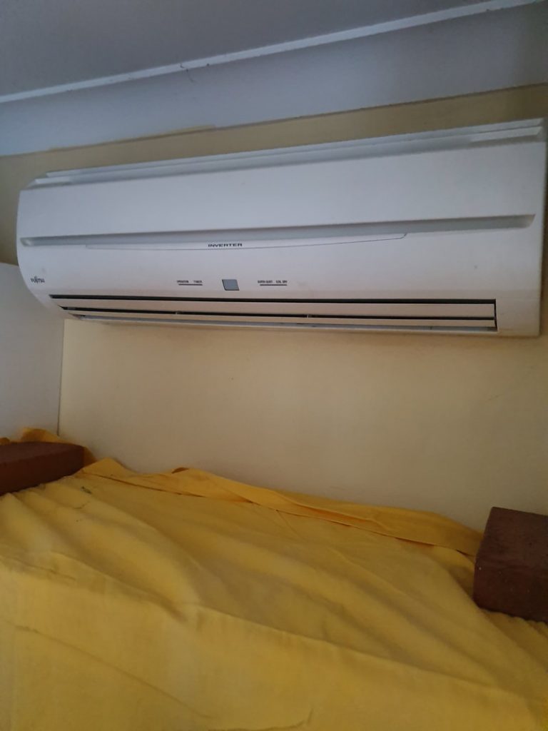 Removal of Fujitsu split system aircon