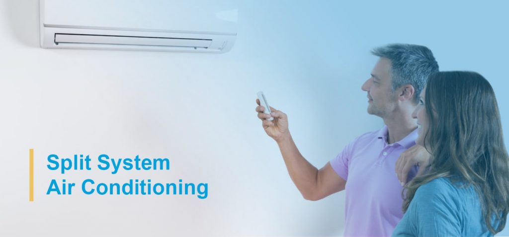 Split system compared to ducted aircons