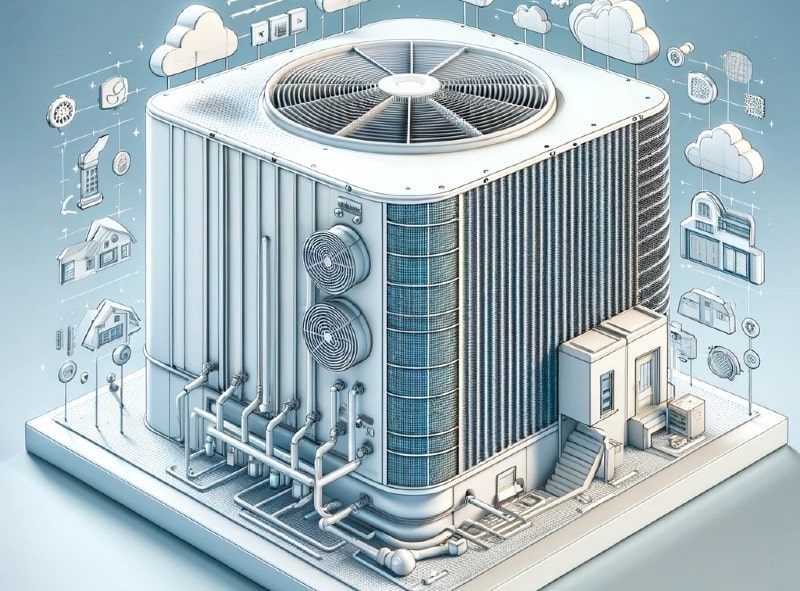 evaporative cooling air conditioner